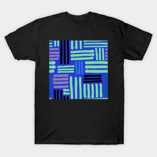 Colourful Stripes Pattern T-Shirt